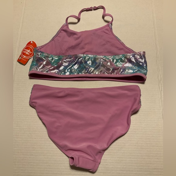 NWT 2 piece Purple Mermaid Bikini Set - Picture 2 of 9
